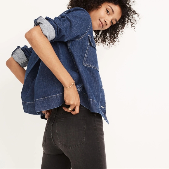 **MADEWELL** Cali-Demi Boot Jean In Edmunds Wash. Raw-Hem Edition. Size 25T - Picture 6 of 16